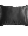 PURE MULBERRY SILK PILLOWCASE - CHARCOAL GREY