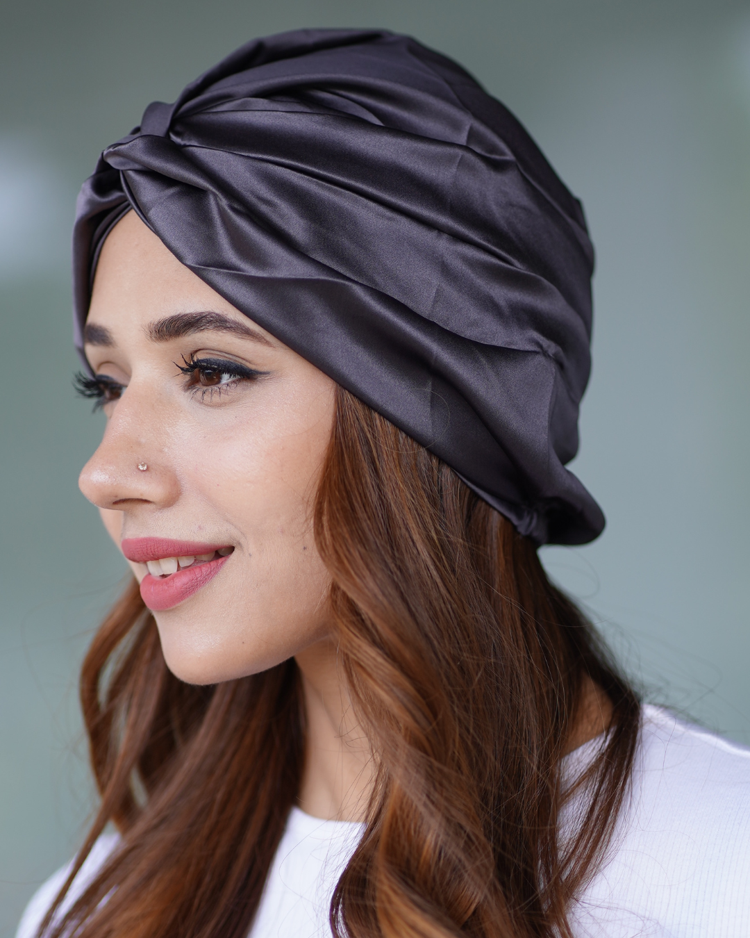 Midnight Blue Silk Hairband for hair Dame Essentials
