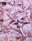 Rose Gold Large Pure Silk Scrunchies (Set of two)