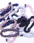 Skinny Pure Silk Scrunchies Collection (Set of six)