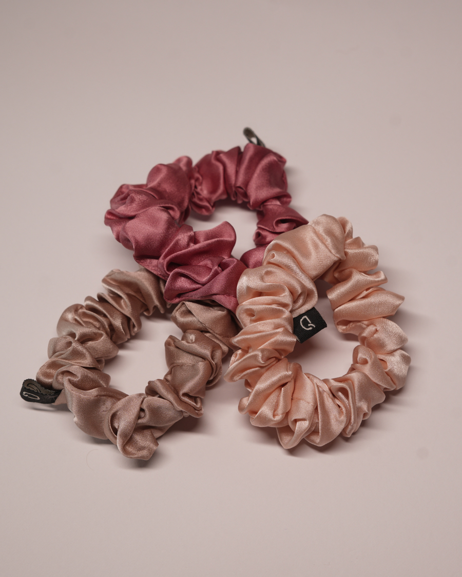 Pure Silk Scrunchies Dusk Collection (Set of three)