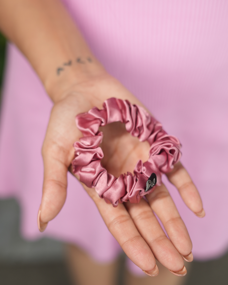 Pure Silk Scrunchies Assorted Collection (Set of nine)