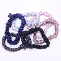 Skinny Pure Silk Scrunchies Collection (Set of six)