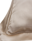 CHAMPAGNE GOLD PILLOWCASE WITH BORDER