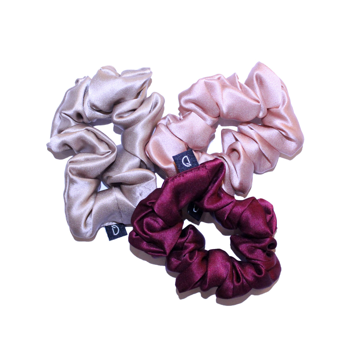 Pure Silk Scrunchies Sunset Collection (Set of three)