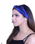 Midnight Blue Silk Hairband