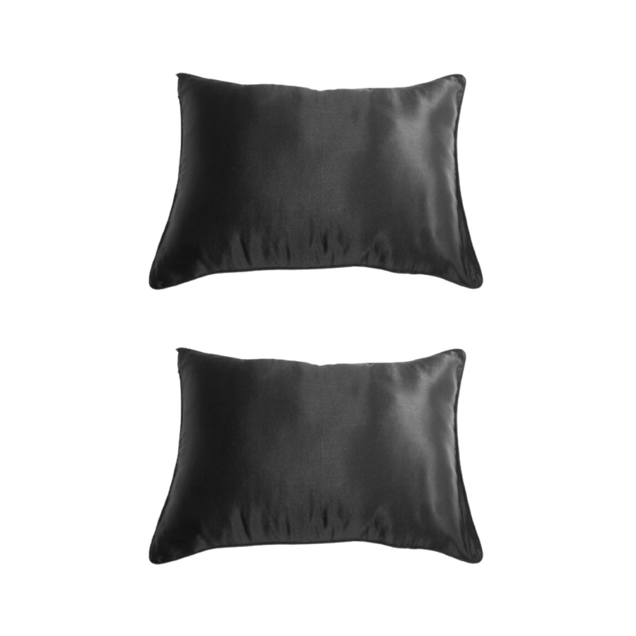 PURE MULBERRY SILK PILLOWCASE - CHARCOAL GREY